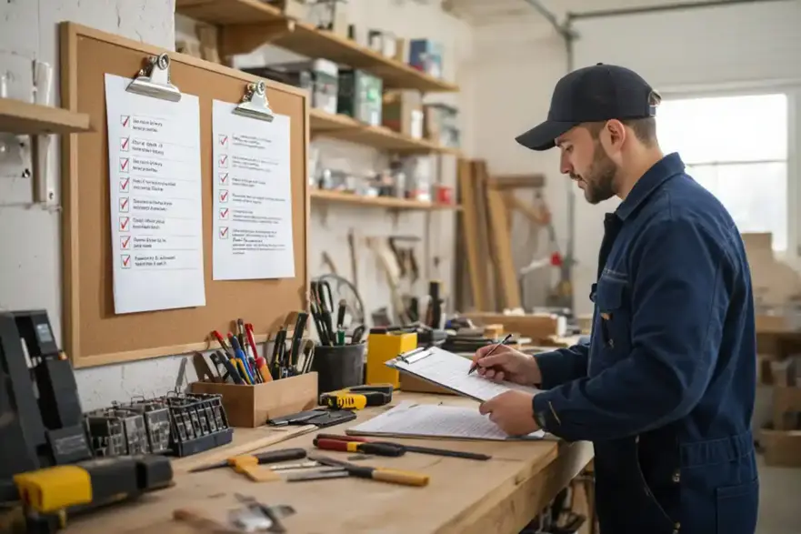 Handyman With Checklist