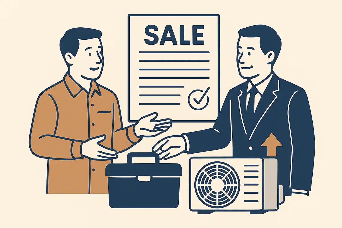 HVAC Sale Illustration