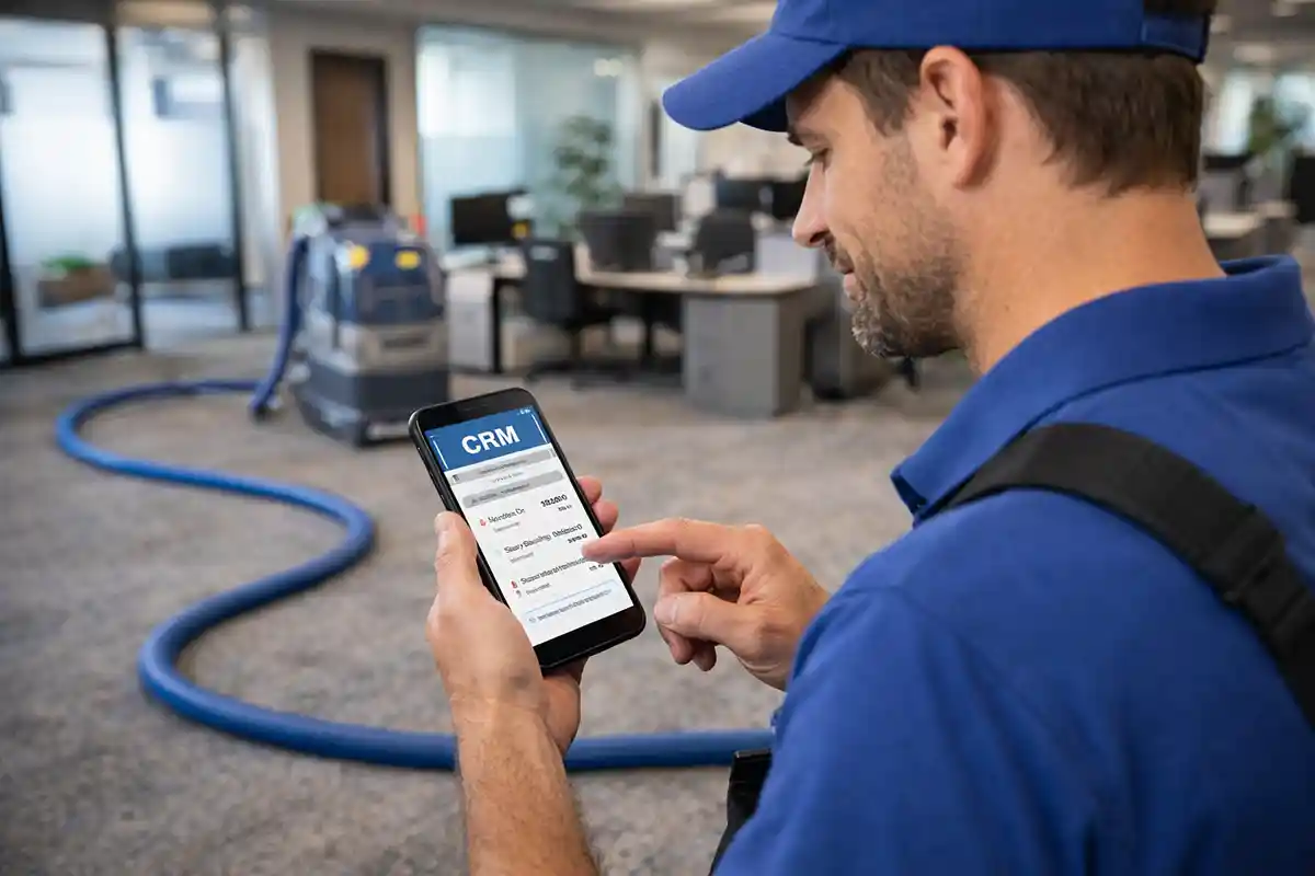 Carpet tech cleaning office