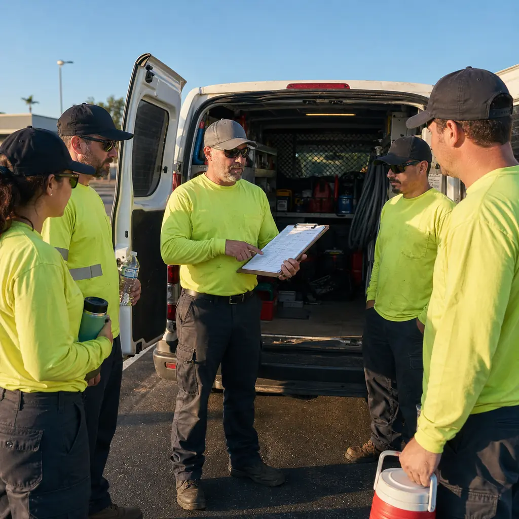 Heat Illness Prevention Field Service Safety Huddle