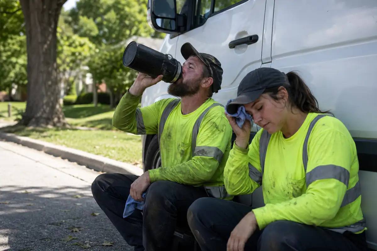 Featured image for - Heat Illness Prevention Plan: A 2026 Guide for Field Service Businesses