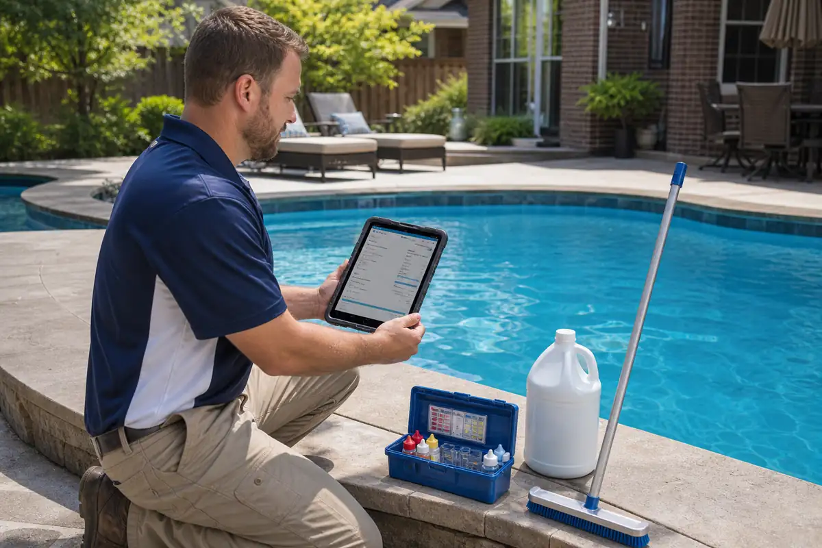 Featured image for - How to Price Pool Service Jobs in 2026: Chemicals, Routes, and Recurring Profit