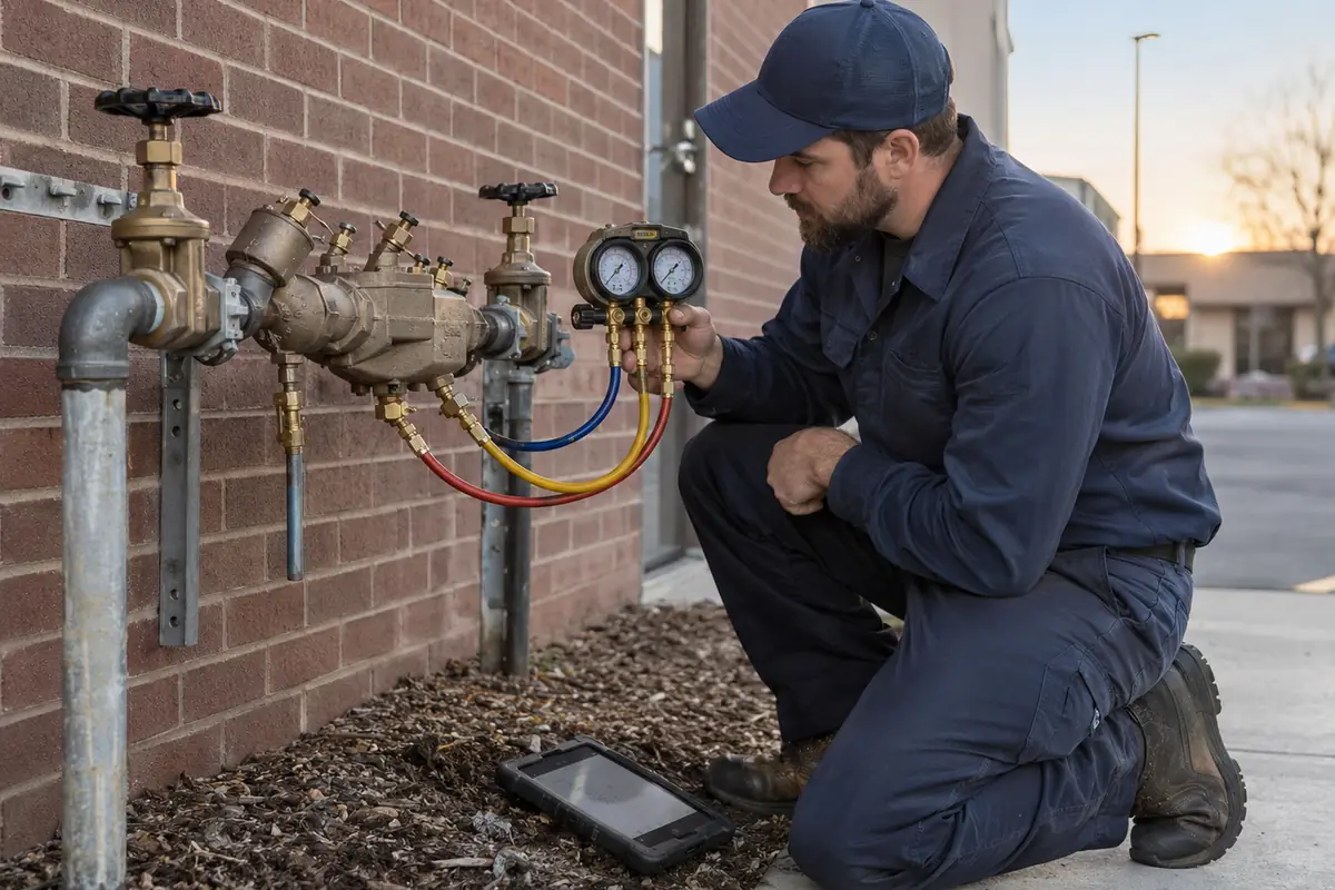 Featured image for - Backflow Testing Program: How Plumbers Turn Annual Tests Into Recurring Revenue